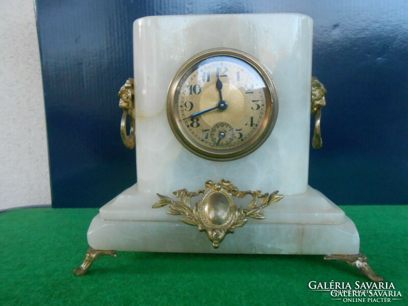 French table / fireplace clock