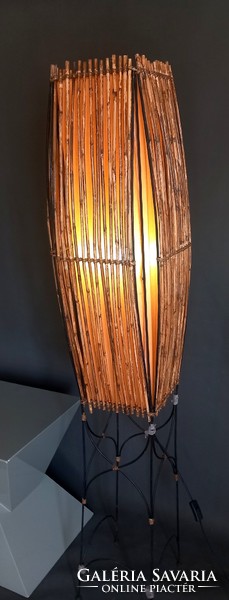 Huge vintage bamboo floor lamp negotiable design