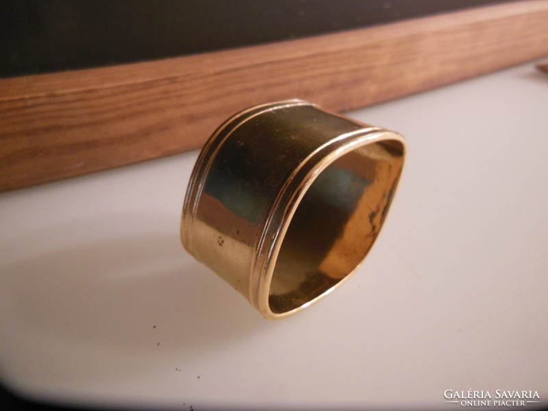 Napkin ring - copper - 5.5 x 3.5 cm - thick - German - perfect
