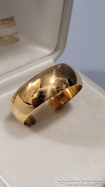 (12) 14K gold wedding ring, wedding ring 5.48 g