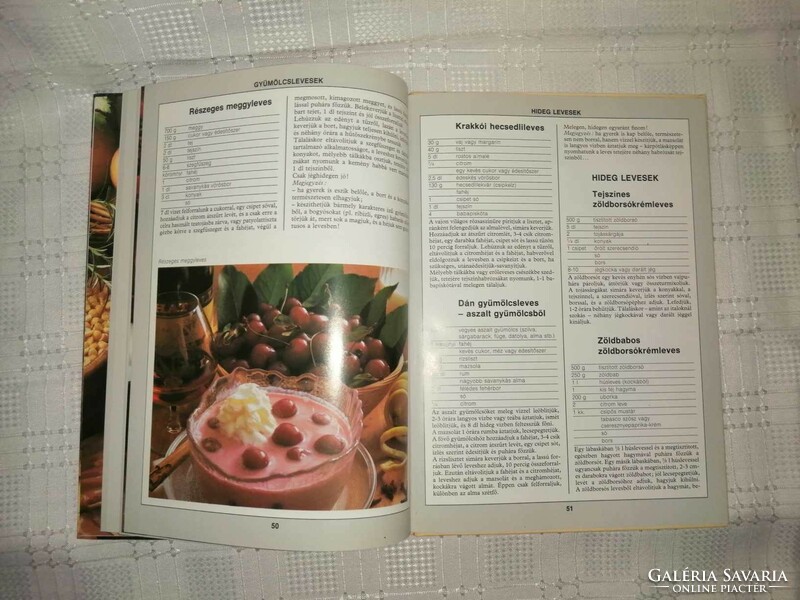 99 leves 33 színes ételfotóval c. szakácskönyv