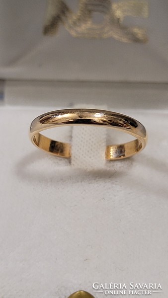 (5) 14K gold wedding ring, wedding ring 1.96 g