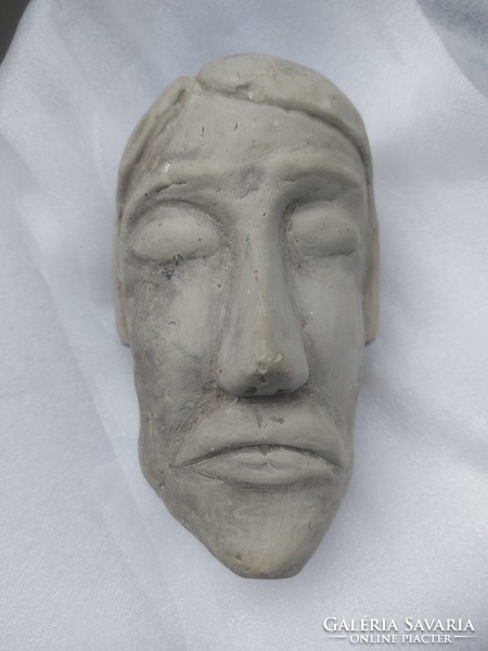 Viktor Vass plaster head, statue, sign