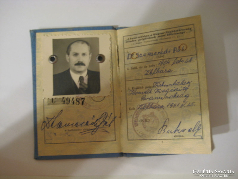 1951 Military ID card