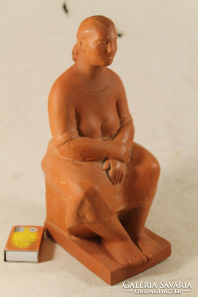 Signed gallery terracotta statue 295