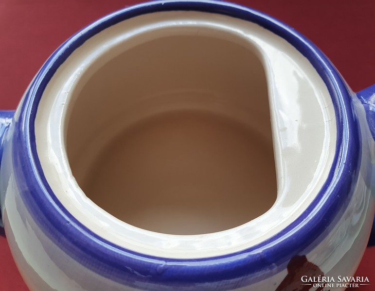 Porcelán kerámia teás bögre csésze kanna tengerparti minta világító torony sirály