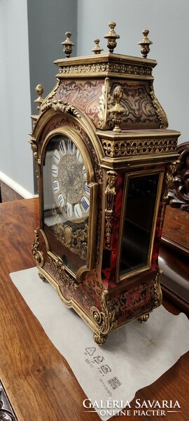 Antik Boulle asztali/kandalló óra