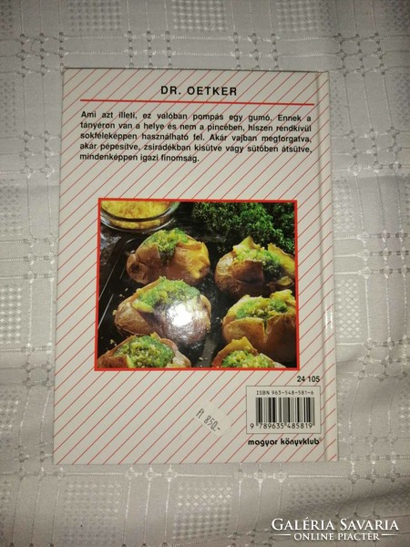 Dr. Oetker's potatoes prepared in various ways c. Cookbook