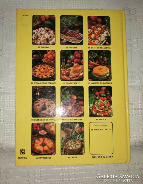99 ünnepi étel 33 színes ételfotóval c. szakácskönyv