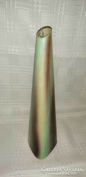 Retro üveg váza 33 cm magas (A7)