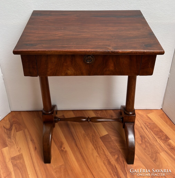 Small antique Biedermeier writing/sewing table