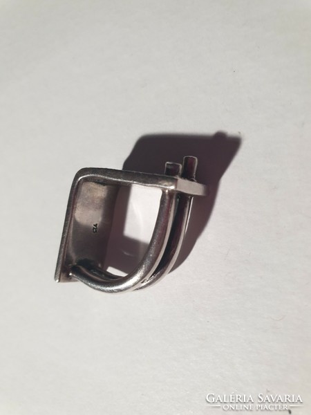 Silver unique ring