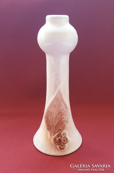 Gyula Jálics ceramic porcelain candle holder vase