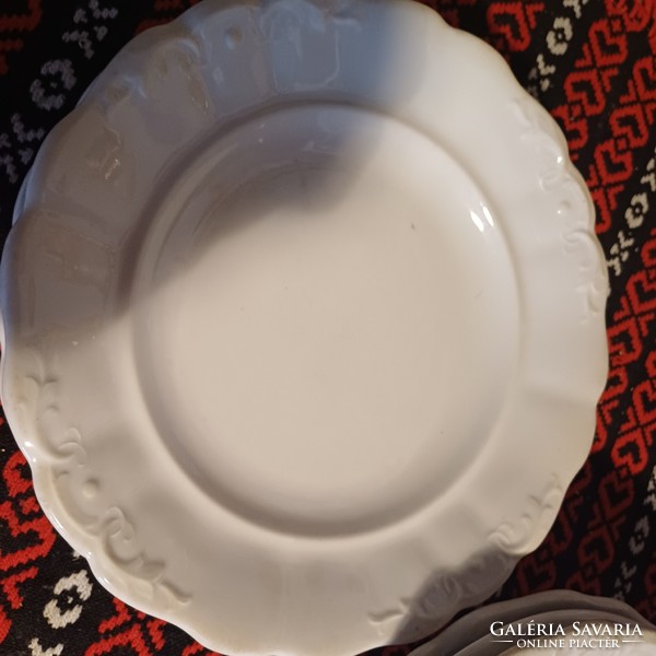Old Zsolnay tendril patterned plates 5 pcs