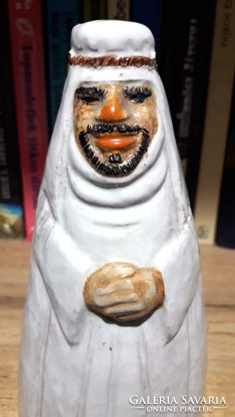 Marked ceramic figure of an Arab sheikh?