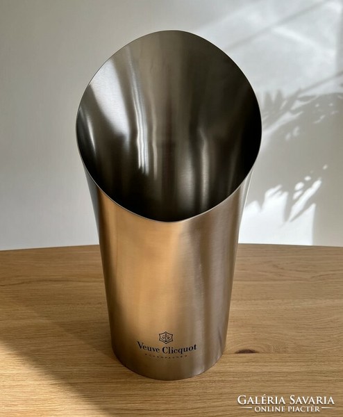 Veuve clicquot magnum champagne stainless steel champagne ice bucket - original French bar equipment