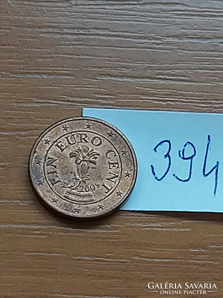 Austria 1 euro cent 2009 mint 394