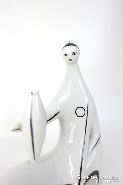 Art deco Zsolnay Turkish porcelain figurine - 51744