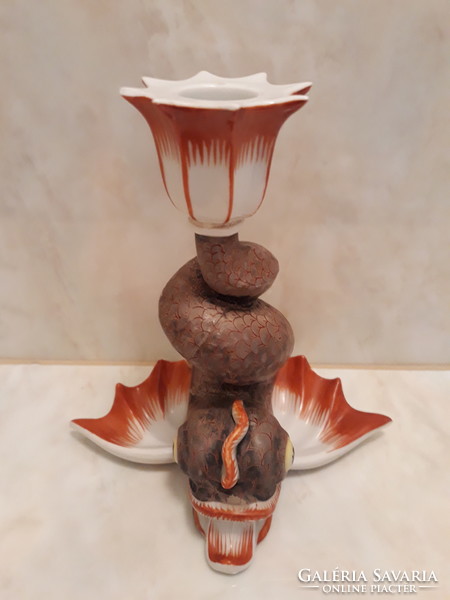 Herend fish candlestick from 1945