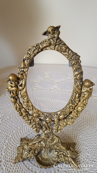 Puttós, brass table mirror frame or photo frame