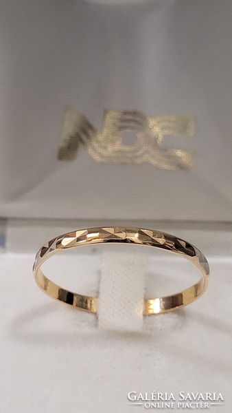 (11) 14K gold wedding ring, wedding ring 1.22 g