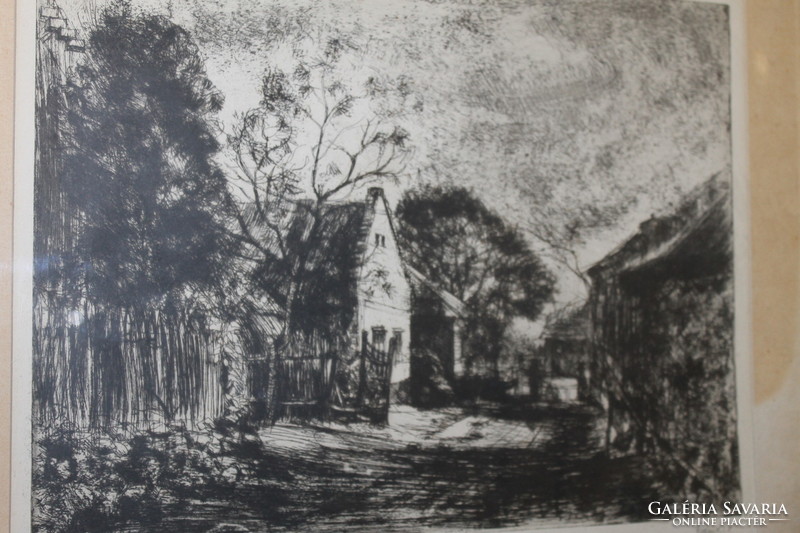 Élesdy rare etching 286