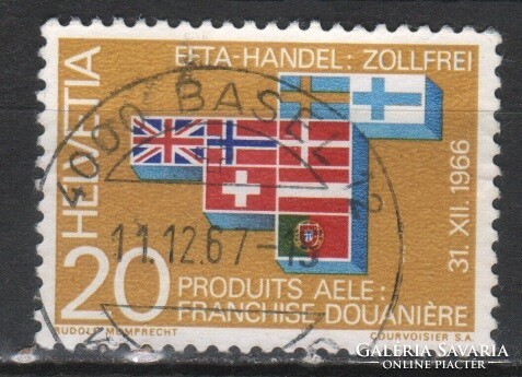 Switzerland 1862 mi 852 EUR 0.30