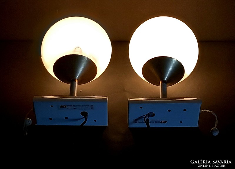 Fali lámpa falikar párban régi ALKUDHATÓ Art deco design
