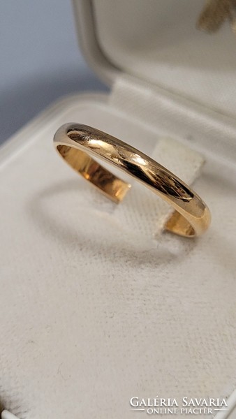 (5) 14K gold wedding ring, wedding ring 1.96 g