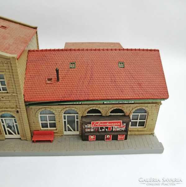 Kibri vasútállomás - Állomás épület - Makett - Terepasztal modell, Modellvasút - H0