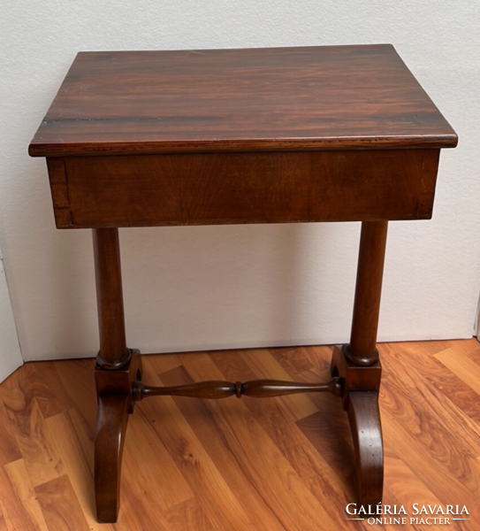 Small antique Biedermeier writing/sewing table