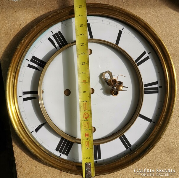 Wall clock porcelain / enamel dial for quarter strike mechanism 1.