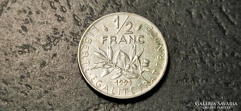 France ½ franc, 1991.