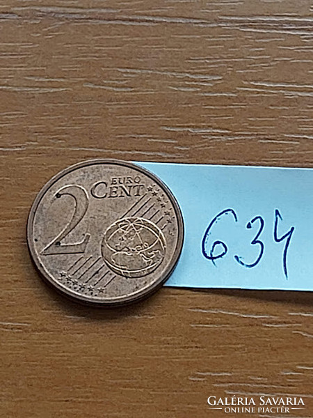 Ireland 2 euro cent 2002 harp 634