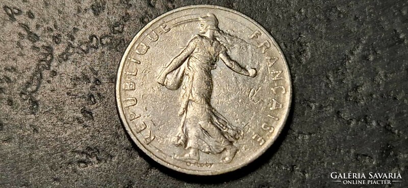 France ½ franc, 1977.
