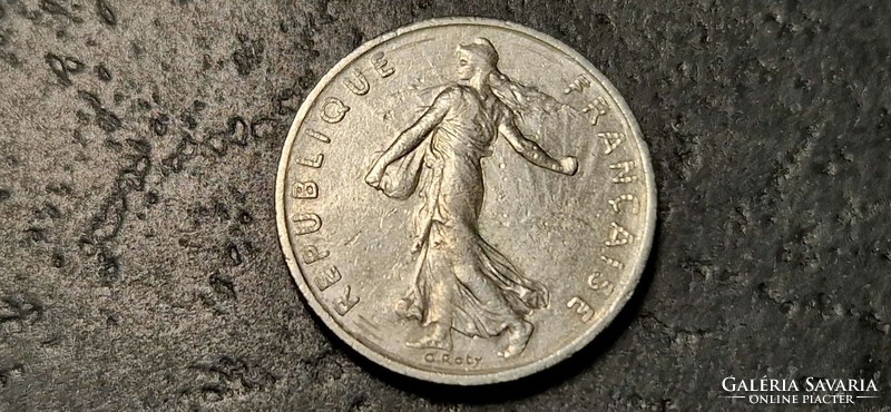 Franciaország ½ frank, 1976.