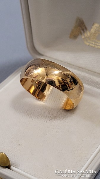 (12) 14K gold wedding ring, wedding ring 5.48 g