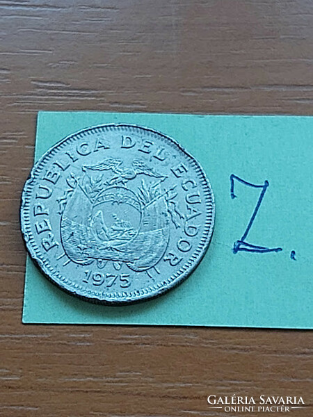 ECUADOR 1 SUCRE 1975  Acél nikkel bevonattal  #Z