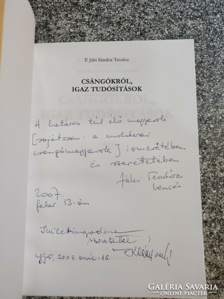About Csangós, true reports p. Sándor Teodoz Jáki..Dedicated !!!!