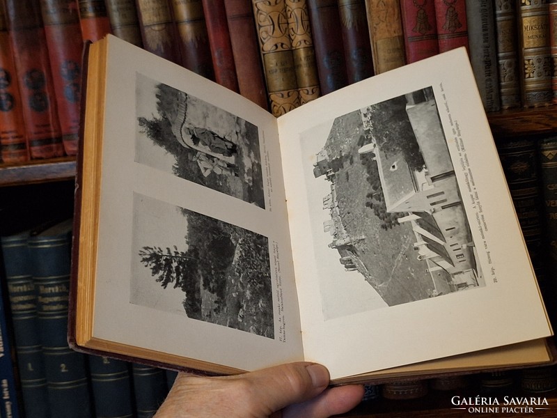 1934 First edition jenő cholnoky: sky, ground - beautiful ex libris - library of the Hungarian Geographical Society