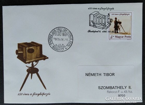 Ff3978 / 1989 150 years of photography stamp ran on fdc