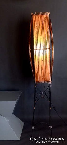 Huge vintage bamboo floor lamp negotiable design