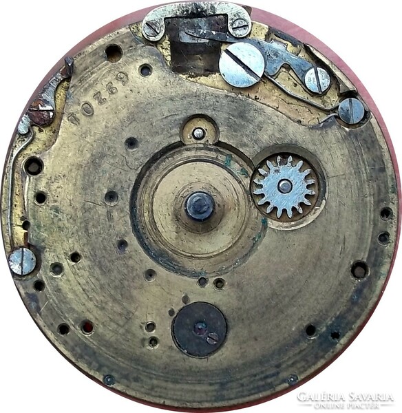 8-day weekly pocket watch mechanism remains