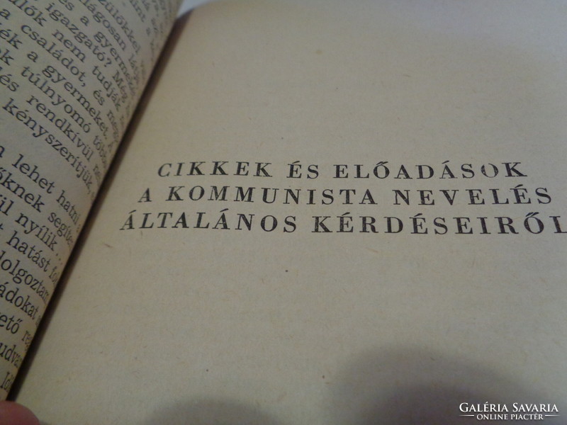 Two volumes of Makarenko's works on child education