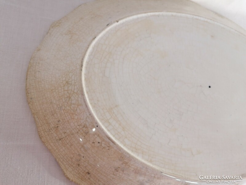 Antique oval bowl