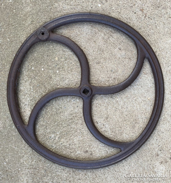 Cast iron well wheel, grinding wheel (48 cm, 4.5 kg)