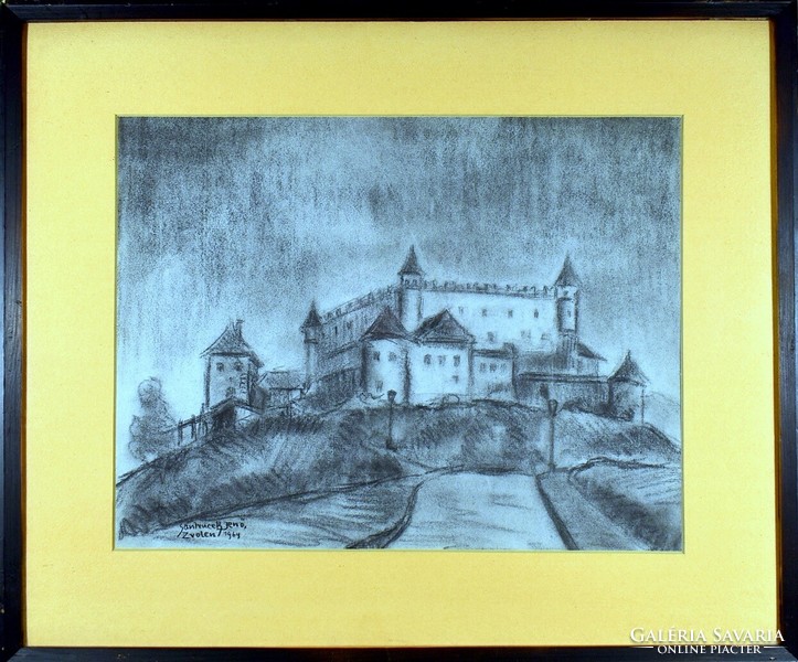 Jenő Szantrucsek (1903-1965): Zólyom Castle 1964