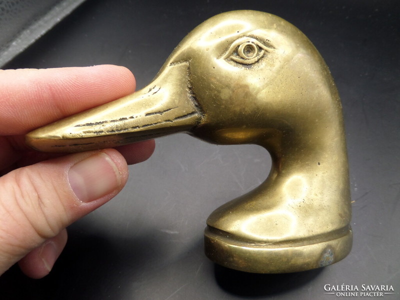 Solid copper duck head (knob)? - But statue - ornament also 160g