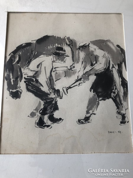 Lajos Vincze: horseshoeing