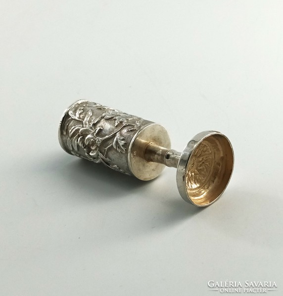 Silver toothpick holder